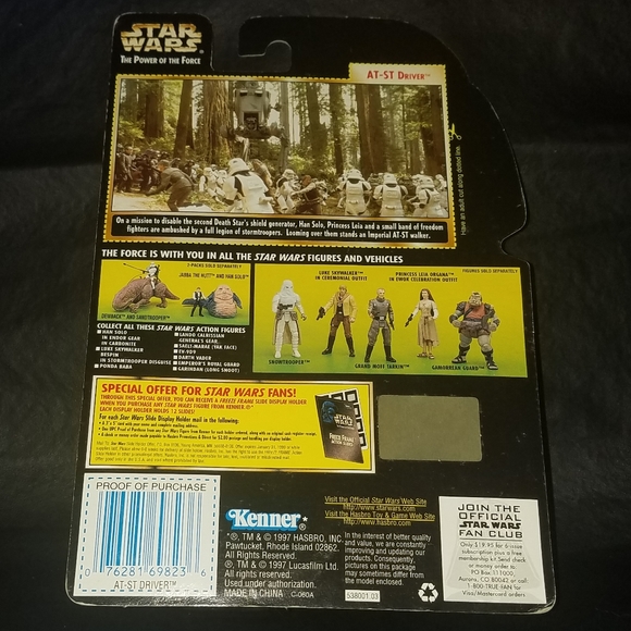 🛸STAR WARS Rare!!! Vintage 1997 AT-ST Driver - Picture 2 of 4